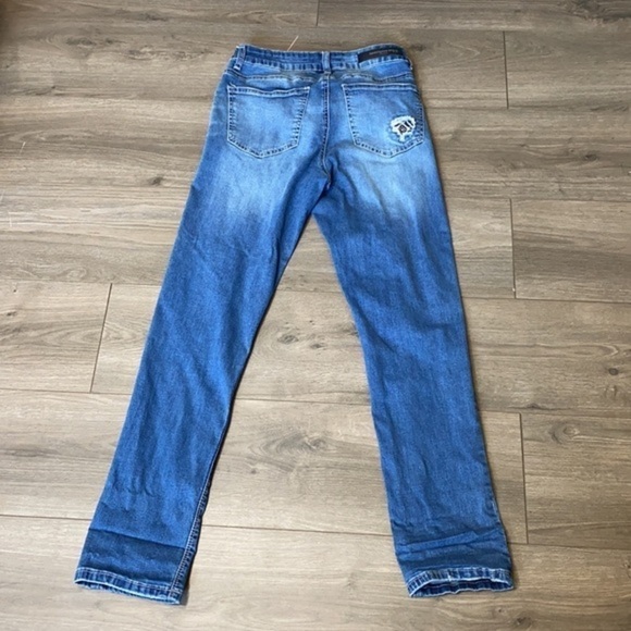 Twenty one Black Premium Distressed Patch Jeans - Picture 7 of 8